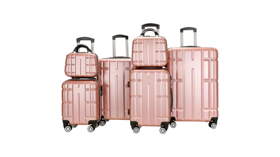 Custom Carry on 6 PCS Suitcase Set Travel Bags Hand 4 Wheels Trolley Bag Spinner Luggage