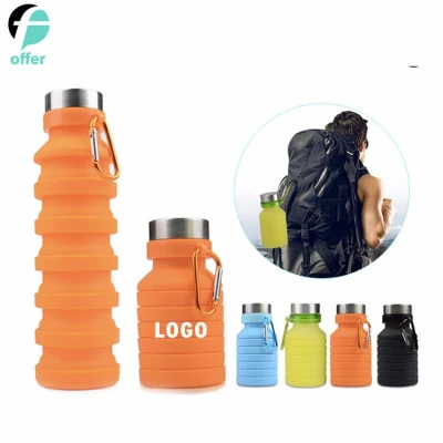 Collapsible Coffee Cup Silicone Folding Cup/Mug Sport Bottle with Lids